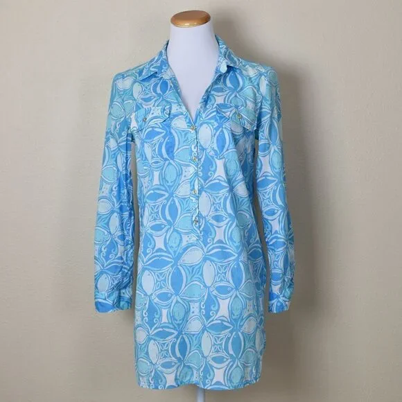 Lilly Pulitzer Women's Captiva Tunic Cover-up Small - Picture 1 of 8